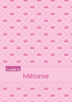 Picture of CAHIER MELANIE SEYES,96P,A5 PRINCESSE