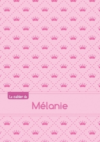 Picture of CAHIER MELANIE SEYES,96P,A5 PRINCESSE