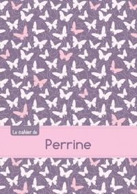 Picture of CAHIER PERRINE SEYES,96P,A5 PAPILLONSMAUVE