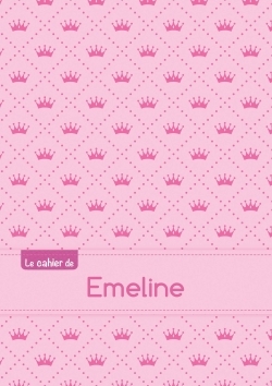 Picture of Le cahier d'Emeline - Blanc, 96p, A5 - Princesse