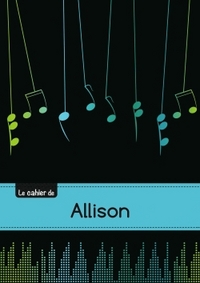 Image de Le carnet d'Allison - Musique, 48p, A5