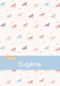 Image de Le cahier d'Eugénie - Petits carreaux, 96p, A5 - Chevaux