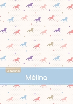 Picture of CAHIER MELINA SEYES,96P,A5 CHEVAUX