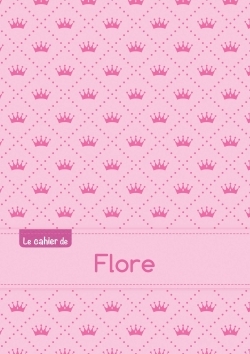 Picture of Le cahier de Flore - Petits carreaux, 96p, A5 - Princesse
