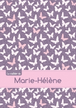 Picture of CAHIER MARIE HELENE PTSCX,96P,A5 PAPILLONSMAUVE
