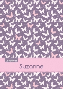 Picture of CAHIER SUZANNE PTSCX,96P,A5 PAPILLONSMAUVE