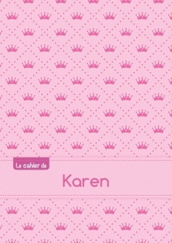 Picture of Le cahier de Karen - Petits carreaux, 96p, A5 - Princesse
