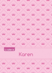 Picture of Le cahier de Karen - Petits carreaux, 96p, A5 - Princesse