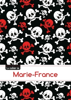 Picture of CARNET MARIE FRANCE BLANC,96P,A5 TETESDEMORT