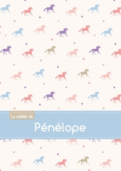 Picture of CAHIER PENELOPE SEYES,96P,A5 CHEVAUX