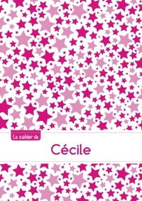 Picture of Le cahier de Cécile - Petits carreaux, 96p, A5 - Constellation Rose