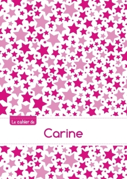 Image de Le cahier de Carine - Séyès, 96p, A5 - Constellation Rose