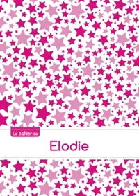 Picture of Le cahier d'Elodie - Petits carreaux, 96p, A5 - Constellation Rose