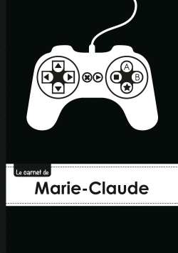 Picture of Le carnet de Marie-Claude - Lignes, 96p, A5 - Manette jeu vide´o