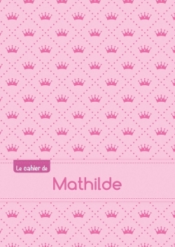 Picture of CAHIER MATHILDE PTSCX,96P,A5 PRINCESSE