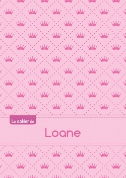 Picture of Le cahier de Loane - Petits carreaux, 96p, A5 - Princesse