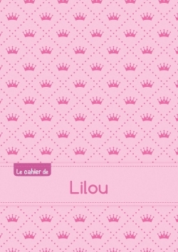 Picture of Le cahier de Lilou - Petits carreaux, 96p, A5 - Princesse