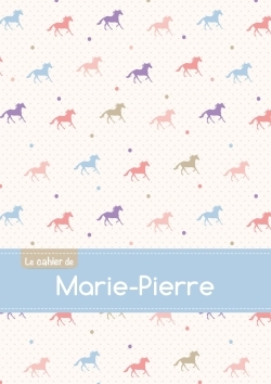 Picture of CAHIER MARIE PIERRE BLANC,96P,A5 CHEVAUX