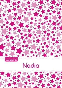 Picture of CAHIER NADIA BLANC,96P,A5 CONSTELLATIONROSE