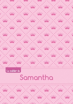 Picture of CAHIER SAMANTHA SEYES,96P,A5 PRINCESSE