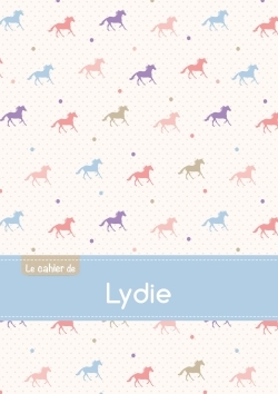 Picture of CAHIER LYDIE BLANC,96P,A5 CHEVAUX
