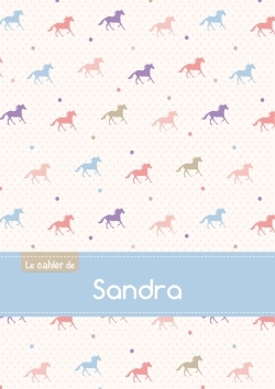 Picture of CAHIER SANDRA SEYES,96P,A5 CHEVAUX
