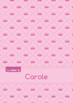 Picture of Le cahier de Carole - Séyès, 96p, A5 - Princesse