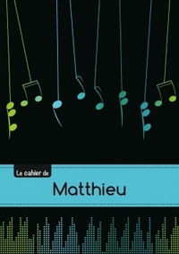Picture of CARNET MATTHIEU MUSIQUE,48P,A5