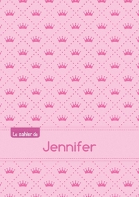 Picture of Le cahier de Jennifer - Blanc, 96p, A5 - Princesse
