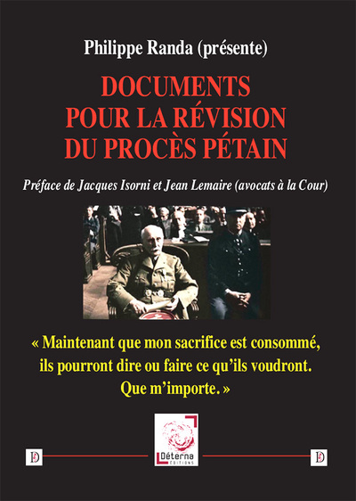 Image de Documents pour la révision du procès Pétain
