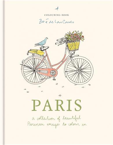 Picture of Paris Colouring Book by ZoE de Las Cases /anglais