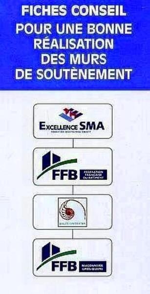 Picture of Fiches conseil pour une bonne réalisation des murs de soutènement