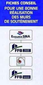 Picture of Fiches conseil pour une bonne réalisation des murs de soutènement
