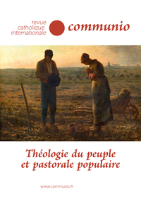 Image de Revue Communio no 278 tome 46 Théologie du peuple et pastorale populaire