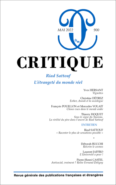Picture of Critique 900 : Riad Sattouf. L'étrangeté du monde réel