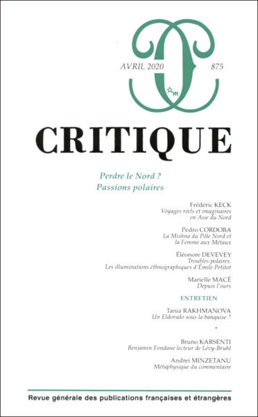 Picture of Critique 875 Perdre le nord ? Passions polaires