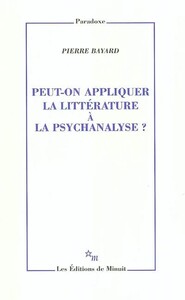 Image de Peut-on appliquer la littérature à la psychanalyse ?