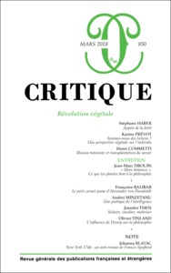Picture of Critique 850 révolution végétale