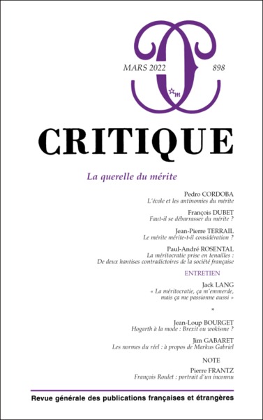 Picture of Critique 898