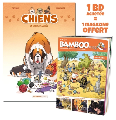 Image de Les Chiens en BD - tome 01 + Bamboo mag offert