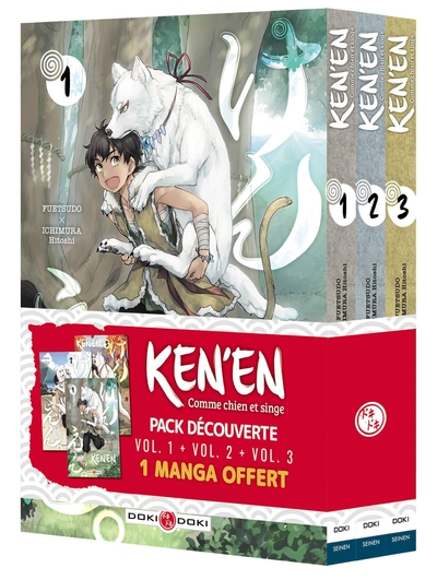 Image de Ken'en - Comme chien et singe - Pack promo vol. 01 à 03
