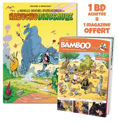 Image de Les Nouvelles aventures de Nabuchodinosaure - tome 03 + Bamboo mag offert