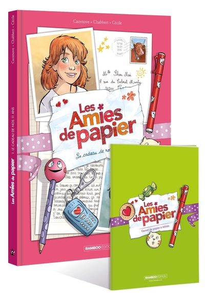 Image de Les Amies de papier - tome 01 + set papeterie