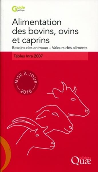 Picture of ALIMENTATION DES BOVINS, OVINS, CAPRINS. BESOINS DES ANIMAUXVALEURS DES ALIMENTS