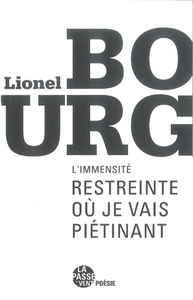 Picture of L'IMMENSITÉ RESTREINTE OÙ JE VAIS PIÉTINANT