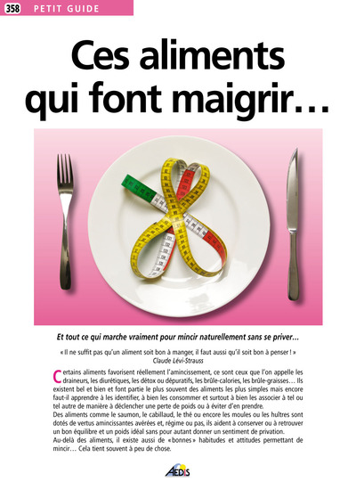 Picture of Ces aliments qui font maigrir