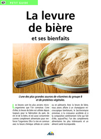 Picture of LA LEVURE DE BIERE ET SES BIENFAITS