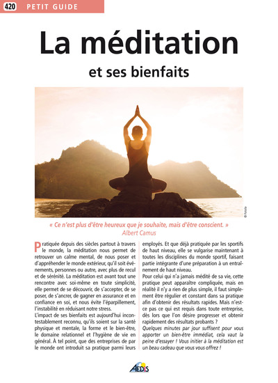 Picture of La méditation