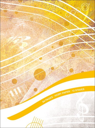 Picture of CAHIER DE MUSIQUE - 12 PORTEES - 64 PAGES - PAPIER IVOIRE