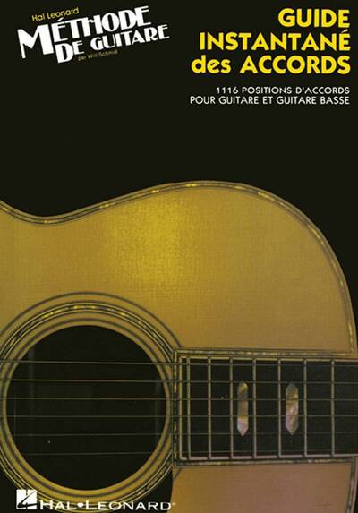 Picture of WILL SCHMID : GUIDE INSTANTANE DES ACCORDS - 1116 POSITIONS D'ACCORDS POUR GUITARE & GUITARE BASSE